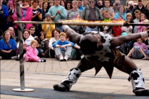 Performers take to the streets in Durham's Streets of... Summer Festival